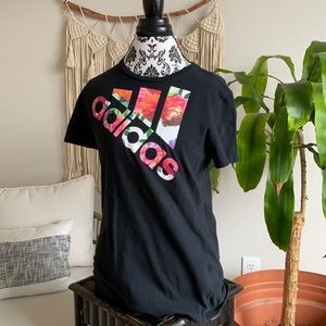 Youth Adidas tee floral